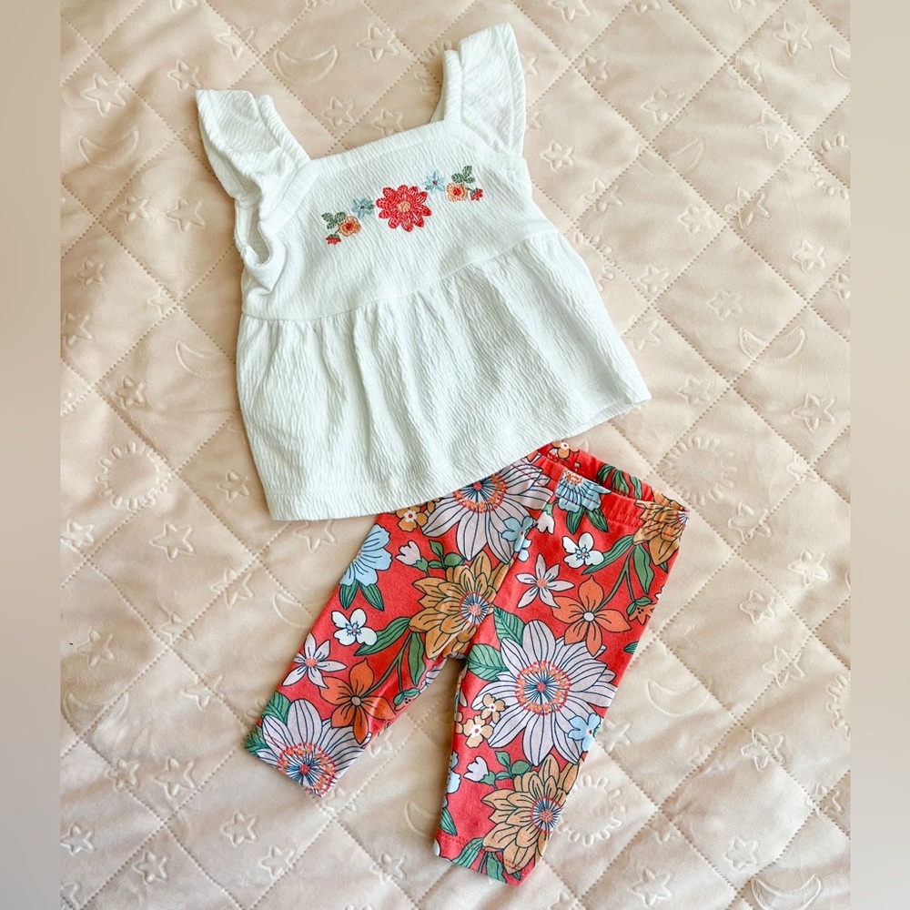 Floral Baby Outfit
